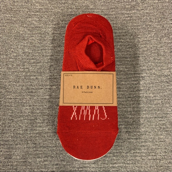 Rae Dunn Christmas Liner Sock Bundle - 12 Socks! - Picture 2 of 7